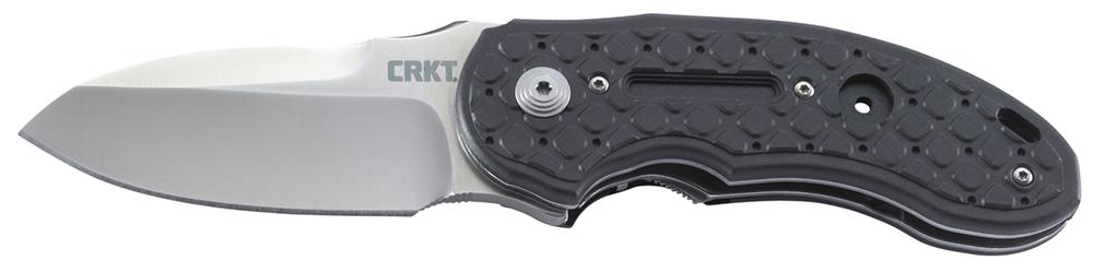 Columbia River Flavio Ikoma Drop Point Folding Knife w/Plain Blade & Glass Filled Polymer Handle (5350)