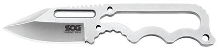 SOG Instinct Mini Clip Point Fixed Knife w/Stainless Steel Handle (NB1001CP)