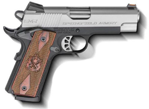 Springfield 1911-A1 EMP Champion Pistol PI9242LP, 40 S&W, 3.0", Cocobolo Grips, BiTone Finish, 8 Rds