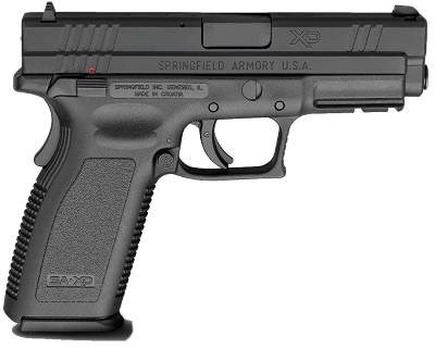 Springfield XD Package Essential XD9661, 45 ACP, 4 in, Synthetic Grip, Black Finish, External Thumb Safety, 13 Rd