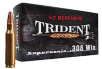 G2 Research 7.62 Ripout Rifle Ammunition RIP308, 308 Winchester, 150 GR, 2690 fps, 20 Rd/Bx