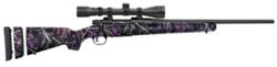 Mossberg Patriot Youth Bolt Action Rifle w/Scope 27927, 7mm-08 Remington, 20", Muddy Girl Synthetic Stock, Blued Finish, 5 Rds