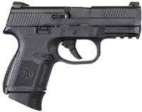 FN Herstal FNS40 Compact Pistol 66696, 40 S&W, 3.6", Black Polymer Grips, Black Finish, 10 Rds