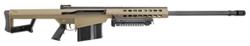 Barrett M82A1 Semi-Auto Rifle 14031, 50 BMG, 29", Fixed Flat Dark Earth Stock, Flat Dark Earth/Black Finish, 10 Rds