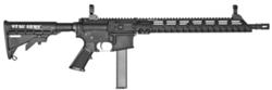 Stag Arms 9T Semi-Auto Rifle SA9T, 9mm, 16", 6-Position Black Stock, Black Hard Coat Anodized Finish, 32 Rd