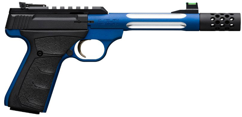 Browning Buck Mark Plus Lite Competition Pistol 051551490, 22 Long Rifle (LR), 5.5", Black Grips, Blue Finish, 10 Rds