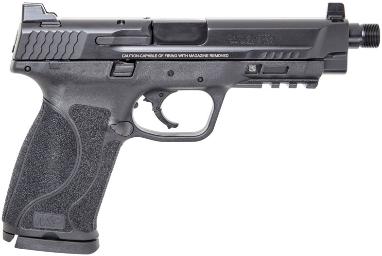 Smith & Wesson M&P M2.0 Pistol 11771, 45 ACP, 5" Threaded, Black Grips, Black Finish, 10 Rds