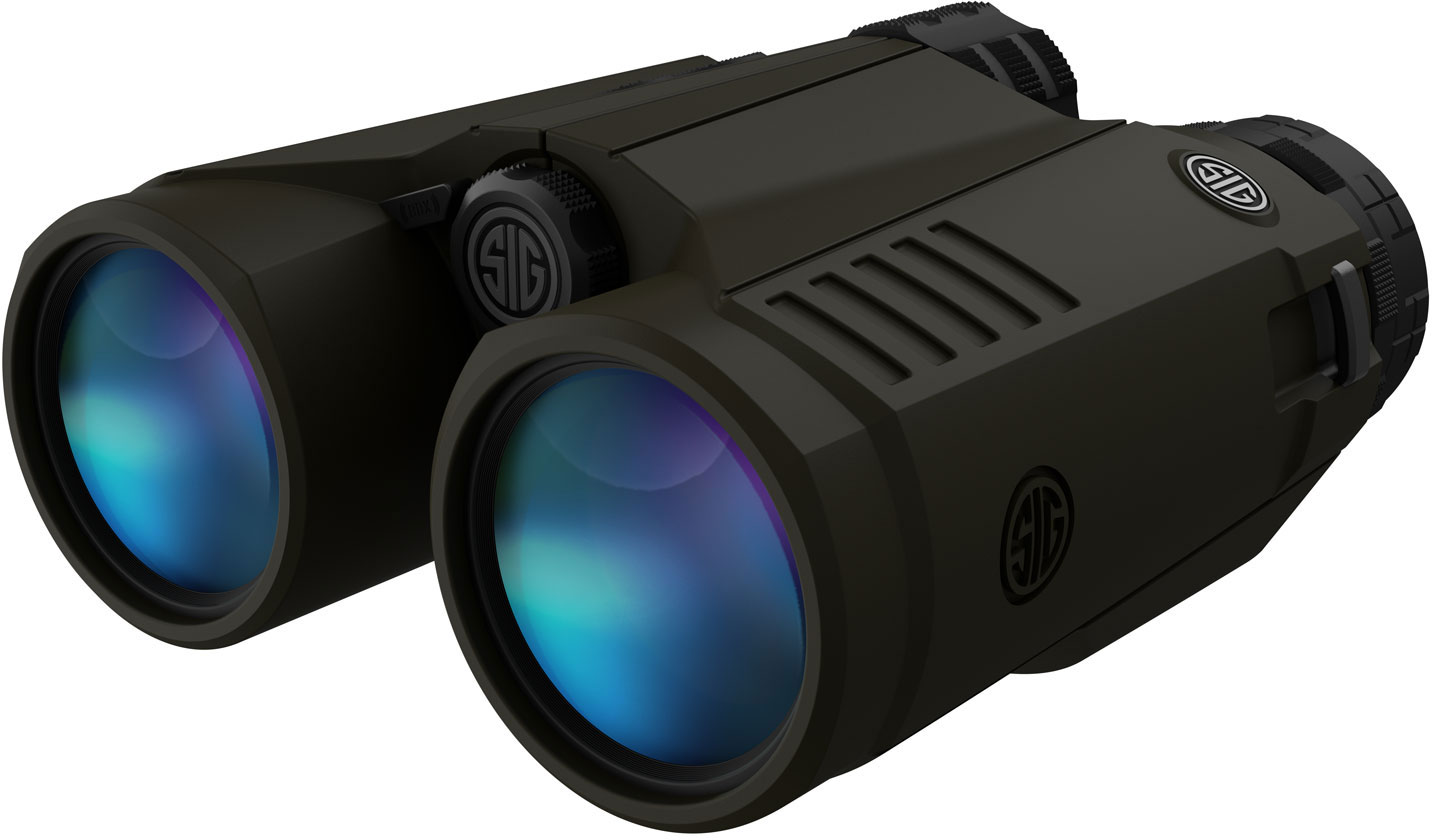 Sig Sauer KILO3000BDX Digital Ballistic Rangefinding Binoculars SOK31001, 10x42, OD Green