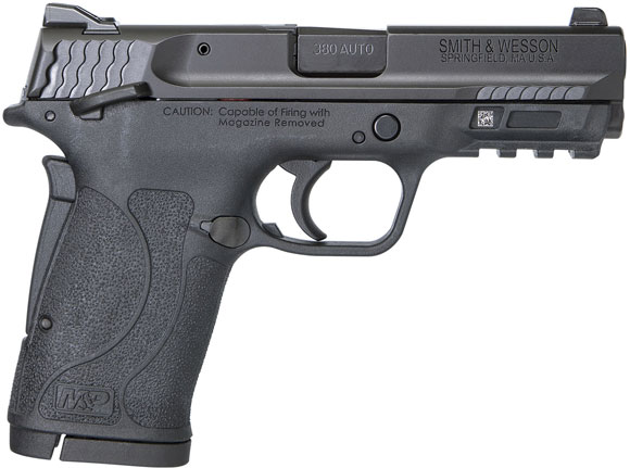 Smith & Wesson M&P380 Shield EZ M2.0 Pistol 11663, 380 ACP, 3.67", Black Polymer Frame, Black Armornite Finish, 8 Rds