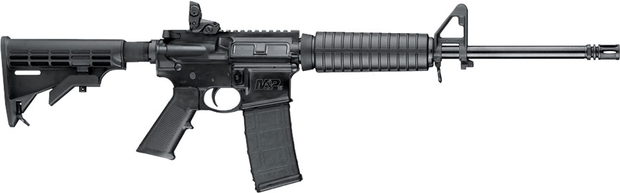 Smith & Wesson MP15 Sport II Rifle 10202, 5.56 NATO (223 Remington), 16 in, Collapsible Stock, Black Finish, 30 Rd