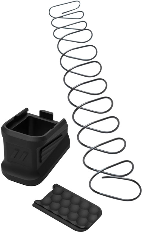 Zev Technologies +5 Magazine Extension Basepad for Glock, Black (BPADEXTGLCK5B)