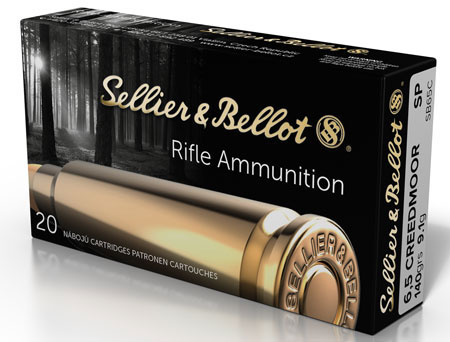 Sellier & Bellot Rifle Ammuntion SB65B, 6.5 Creedmoor, Soft Point, 131 GR, 2740 fps, 20 Rd/bx