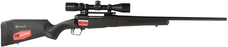 Savage 110 Apex Hunter XP Rifle w/Vortex Scope 57307, 308 Winchester, 20 in, Synthetic Stock, Black Finish