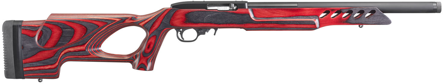 Ruger 10/22 Target Rifle 21185, 22 Long Rifle, 16.13", Laminate Stock, Black Finish, 10 Rds