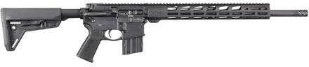 Ruger AR-556 MPR 450 Semi-Auto Rifle 8522, 450 Bushmaster, 18.6", MOE Stock, Black Finish, 5 Rds