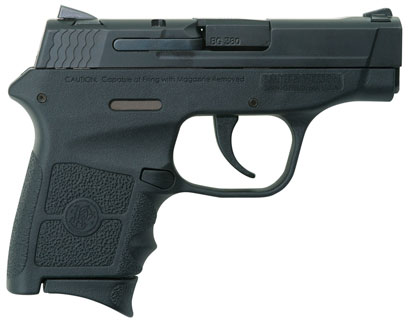 Smith & Wesson Bodyguard Pistol 10266, 380 ACP, 2.75 in, Black Synthetic Grip, No Safety, Black Melonite Finish, 6 Rd