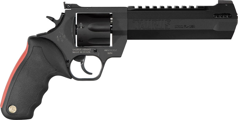 Taurus Raging Hunter Revolver 2-357061RH, 38 Special +P/357 Mag, 6.75", Black Rubber Grip, Matte Black Finish, 7 Rd
