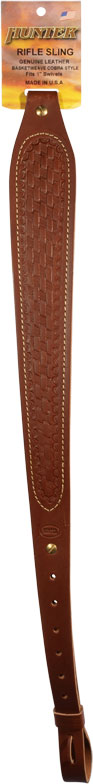 Hunter 027138 BROWN Basket Weave Cobra Sling