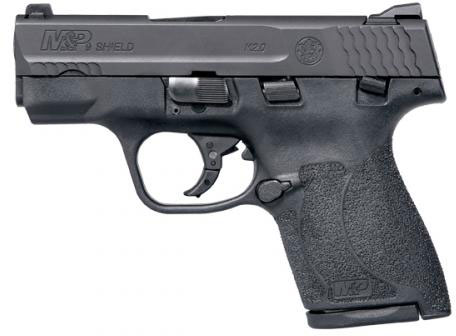 Smith & Wesson M&P Shield M2.0 Pistol 11806, 9mm, 3.1 in, Textured Polymer Grip, Black Finish, 7 Rd