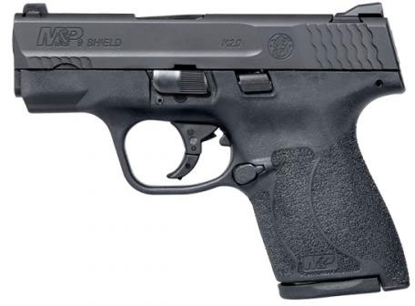 Smith & Wesson M&P Shield M2.0 Pistol 11808, 9mm, 3.1 in, Textured Polymer Grip, Black Finish, 7 Rd, No Manual Safety