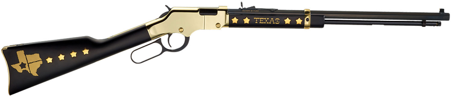 Henry Goldenboy Texas Edition Lever Action Rifle H004TX, 22 LR, 20