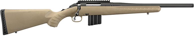 Ruger American Predator Rifle 36926, 6.5 Grendel, 16 in Threaded, Flat Dark Earth Composite Stock, Matte Black Finish