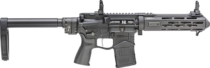 Springfield Saint Edge Semi-Auto Pistol STEQ975556BX, 223 Remington/5.56 NATO, 7.5", Tailhook Brace, Black Finish, 20 Rds
