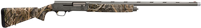 Browning A5 Wicked Wing Semi-Auto Shotgun 0118982005, 12 Gauge, 26", 3.5" Chmbr, Mossy Oak Grassblades Stock, Tungsten Camo Finish
