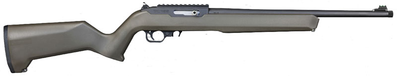 Thompson Center TCR22 Rimfire Rifle 12299, 22 LR, 17 in, OD Green Composite Stock, Blued Finish