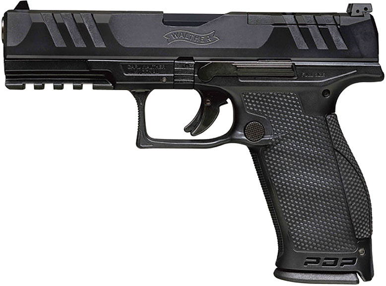 Walther PDP Optic Ready Pistol 2851237, 9mm, 4 in, Polymer Grip, Black Finish, 18 Rd