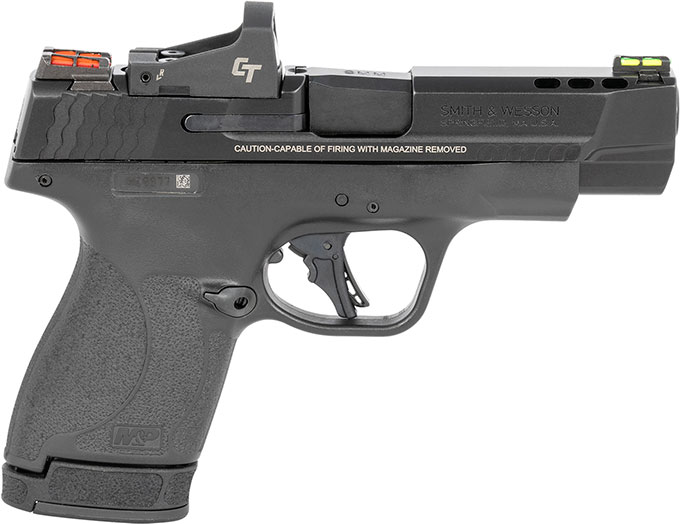 Smith & Wesson M&P9 Shield Plus Performance Center Pistol 13253, 9mm, 4", Black Grips, Black Finish, 13 Rds