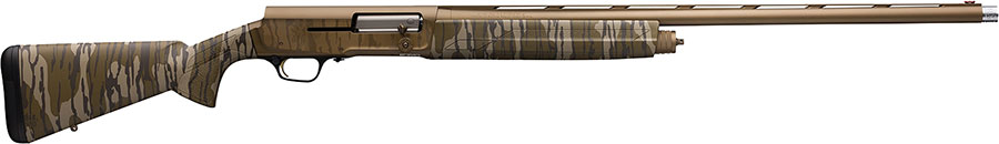 Browning A5 Wicked Wing Semi-Auto Shotgun 0119092004, 12 Gauge, 28", 3.5" Chmbr, Mossy Oak Bottomland Synthetic Stock, Burnt Bronze Cerakote Finish