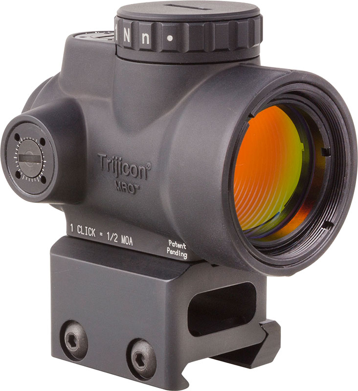 Trijicon MRO Red Dot Sight 2200030, 1x25mm, 2.0 MOA Green LED Dot Reticle w/Co-Witness Mount