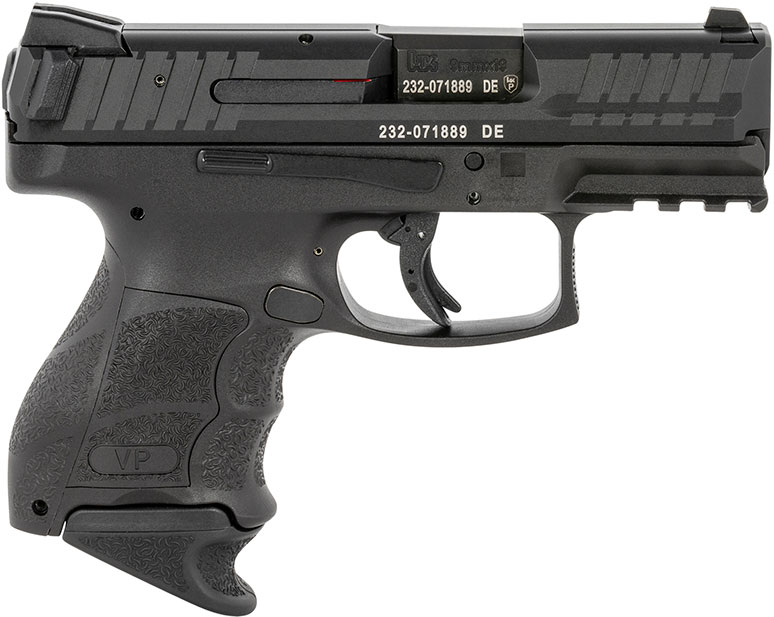 Heckler & Koch VP9 SK Striker-Fired Pistol 81000293, 9mm Luger, 3.39", Black Interchangeable Backstrap Grips, Black Finish, 10 Rds