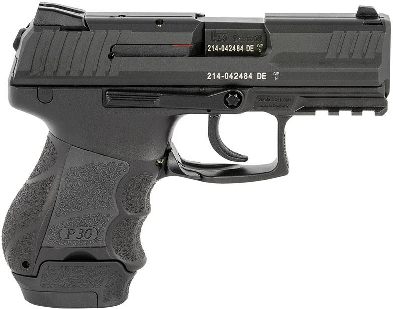 Heckler & Koch P30SK V1 LEM DAO Pistol 81000297, 9mm Luger, 3.27", Black Grips, Black Finish, 13 Rds