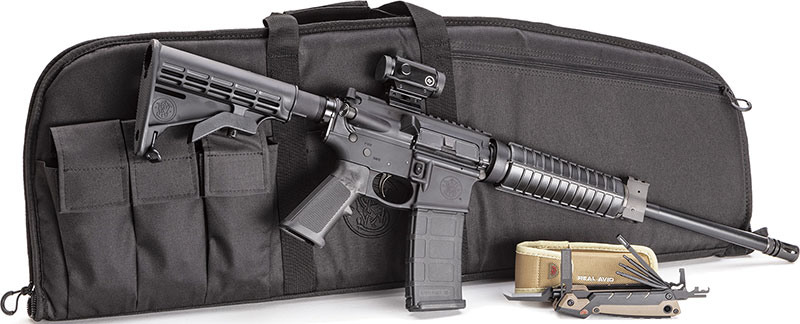 Smith & Wesson M&P15 Sport OR Rifle 13712, 5.56x45mm NATO, 16", Crimson Trace RDS, Black, Carbine Stock, 30 Rds