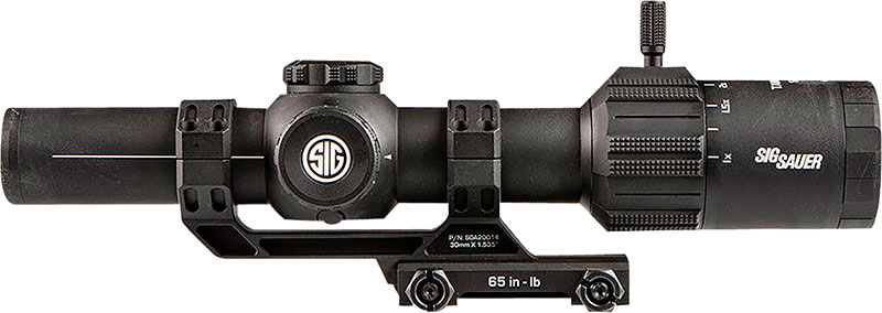 Sig Sauer Tango-MSR LPVO Rifle Scope SOTM11000, 1-10x28mm, BDC10 Reticle, Black