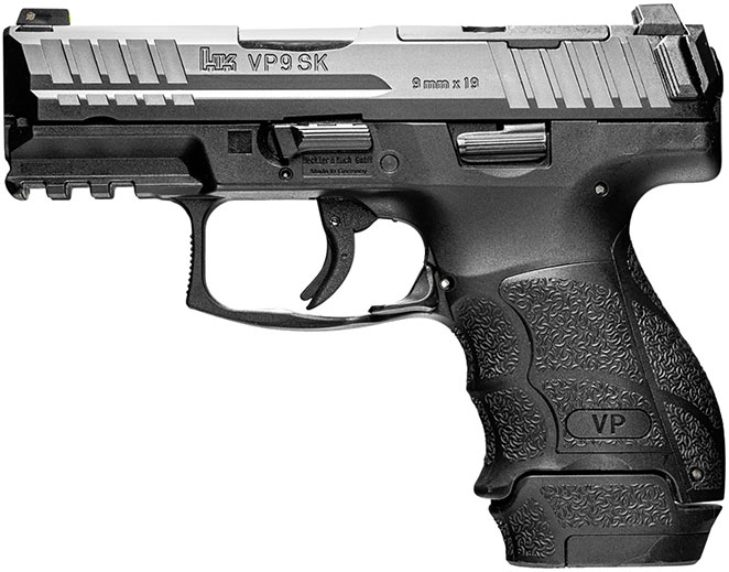 Heckler & Koch VP9 SK Striker-Fired Optics Ready Pistol 81000651, 9mm Luger, 3.39", Black Grips, Black Finish, 13 Rds