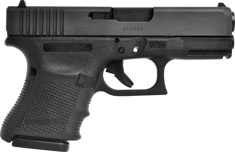 Glock G29 Gen4 Subcompact Pistol G294AUT, 10mm Auto, 3.78 in, Grooved Textured Grip, Fixed Sights, 10 Rds