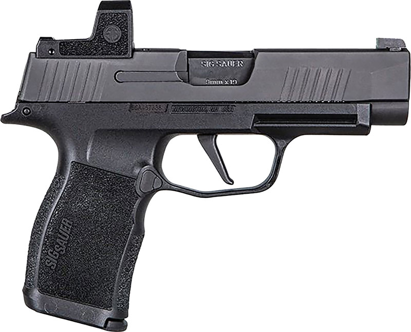 Sig Sauer P365 X Pistol 365X9BXR3RXZE, 9mm, 3.1 in, Black Nitron Finish, Romeo Zero RDS, XRAY3 Sights, 12 Rds