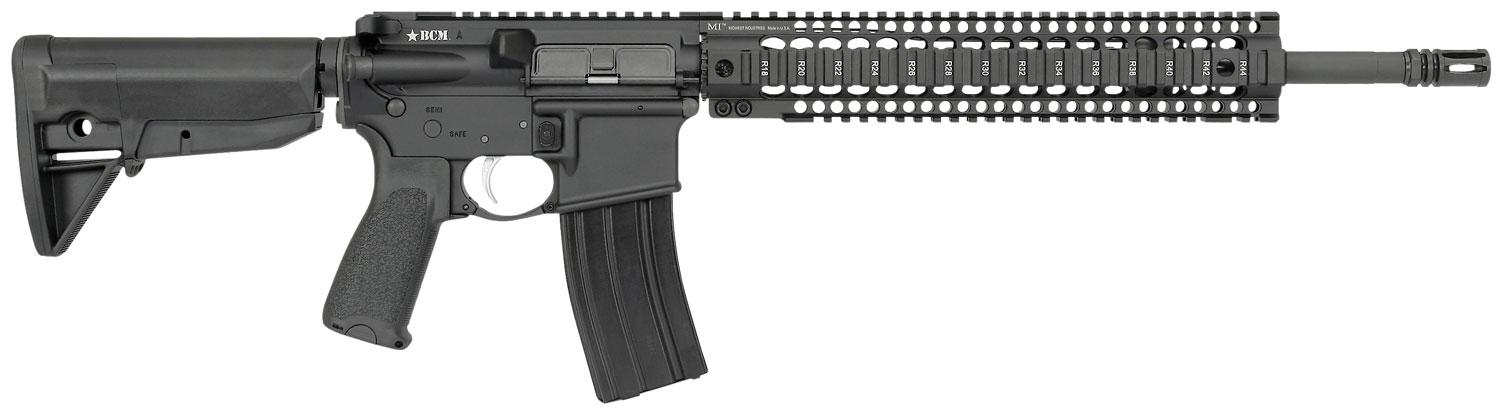 Bravo Company RECCE-16 Semi-Auto Rifle 750790, 223 Remington-5.56 NATO, 16", 6-Position Black Stock, Black Finish, 30 Rd