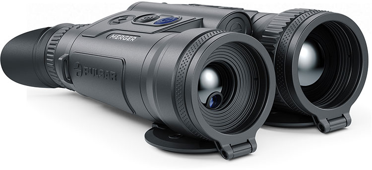 Pulsar Merger LRF XP50 Thermal Range Finding Binocluar PL77465, 2.5-20x, Black