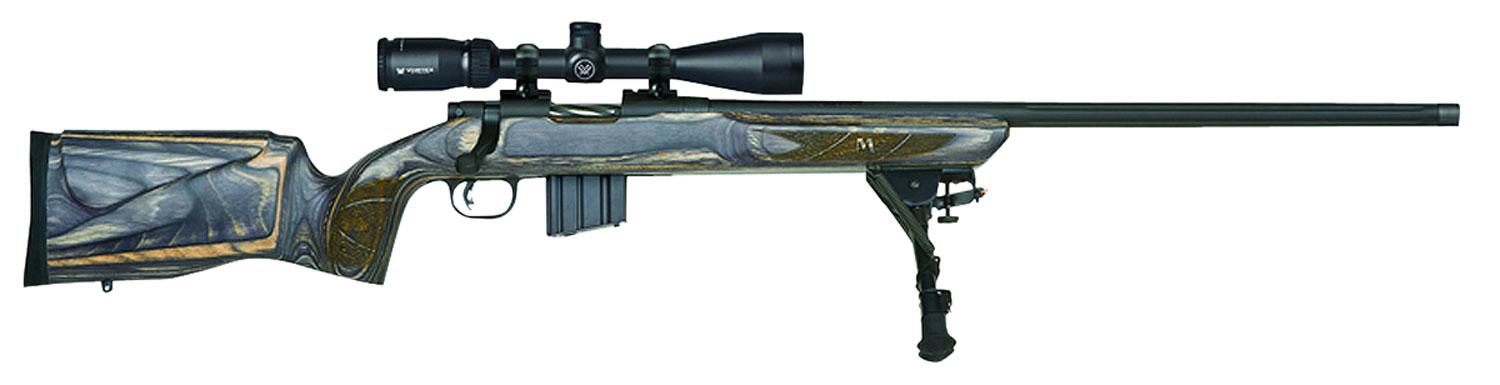 Mossberg MVP Varmint Bolt Action Rifle 27973, 223 Remington/5.56 NATO, 24", Laminate Benchrest Gray Stock, Blued Finish, 5 Rds