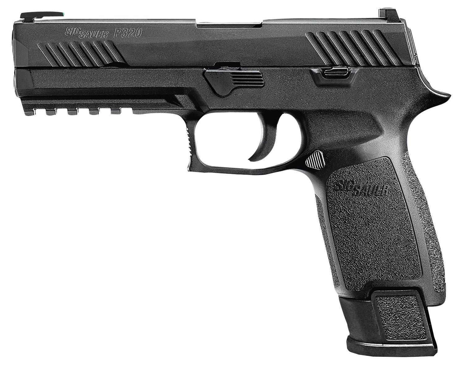Sig P320 Pistol 320F9BSSTACO, 9mm Luger, 4.7", Black Polymer Grips, 21 Rd