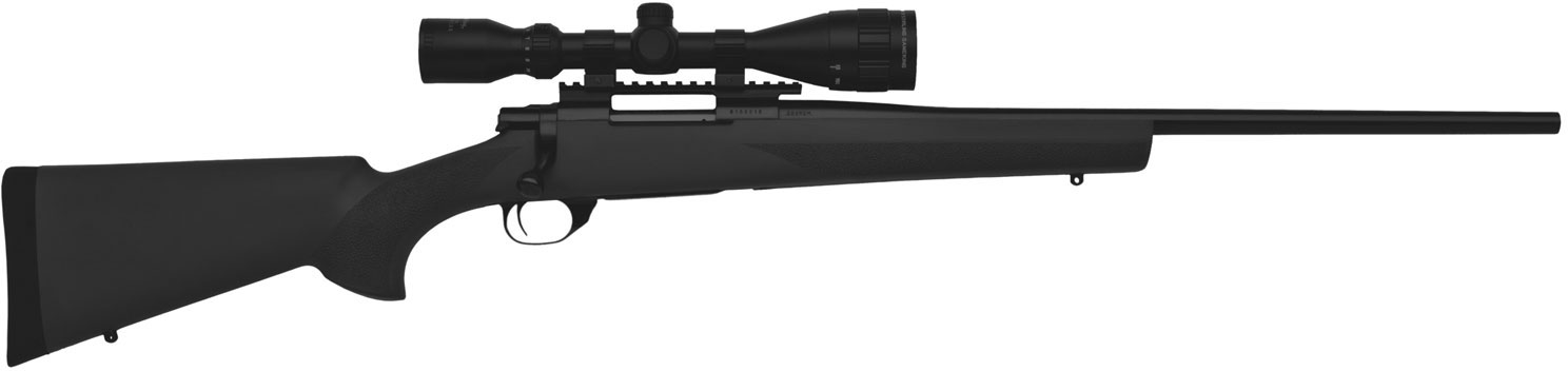Howa Hogue Gameking Rifle Package HGK62507, 6.5 Creedmoor, 22", Black Hogue Overmolded Stock, Blued Finish
