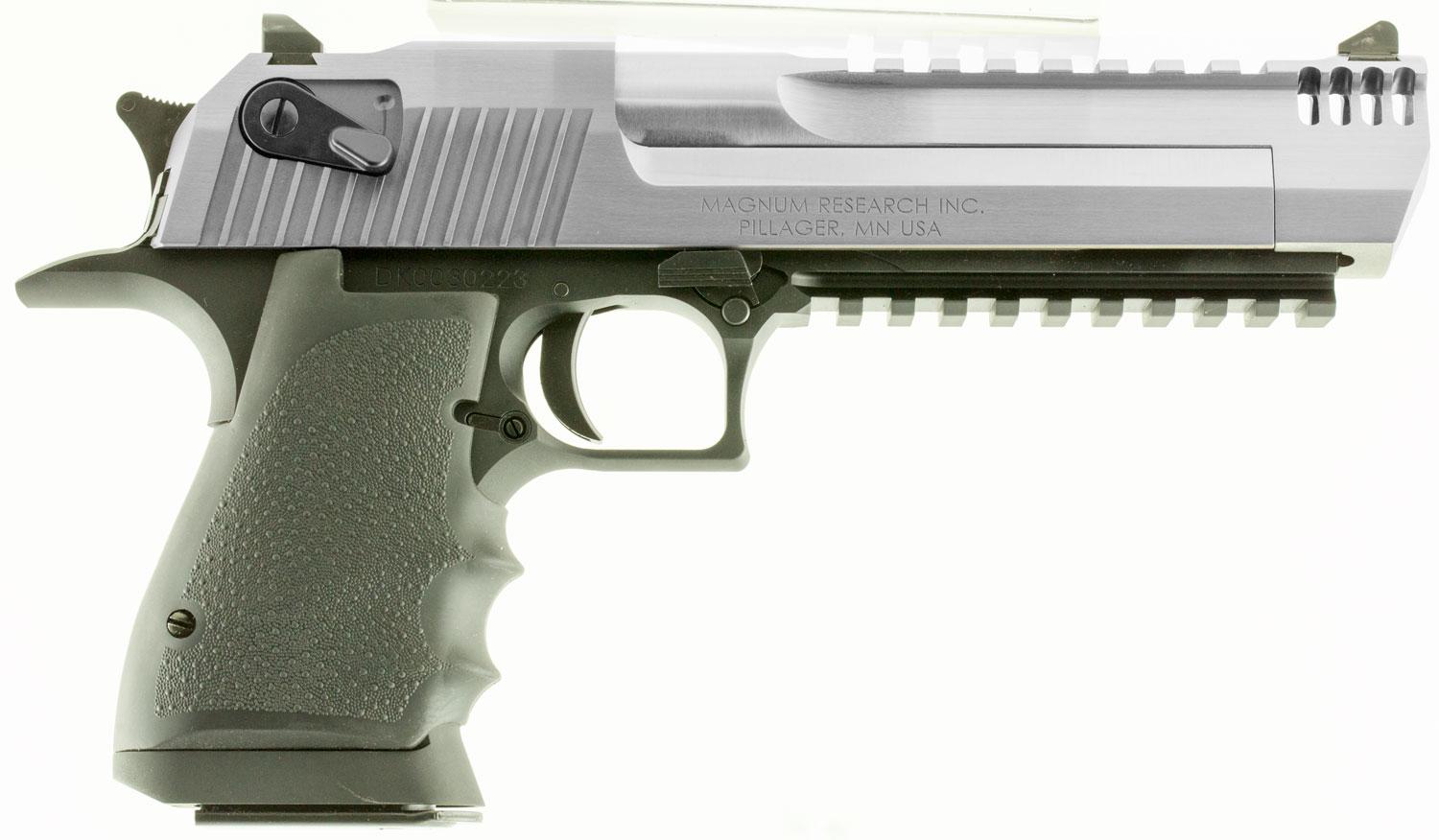 Magnum Research Desert Eagle Pistol DE44ASIMB, 44 Remington Mag, 6", Black Polymer Grips, Black Finish, 8 Rds