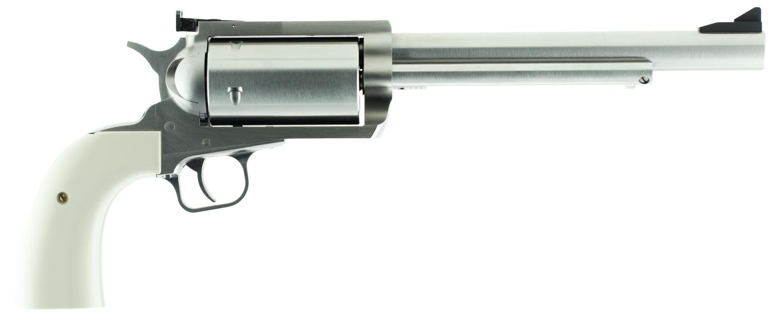Magnum Research Big Frame Revolver BFR45707B, 45-70 Government, 7.5", Biesley Grips, Stainless Steel Finish, 5 Rd