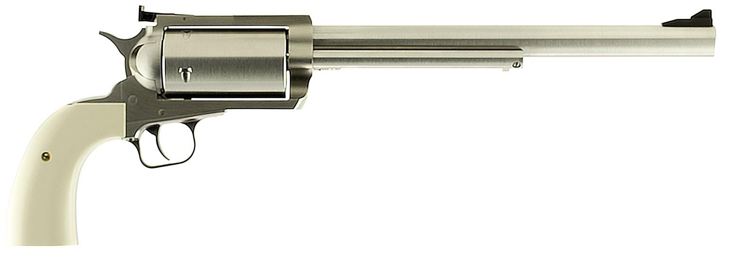 Magnum Research Big Frame Revolver BFR4570B, 45-70 Government, 10", Biesley Grips, Stainless Steel Finish, 5 Rd