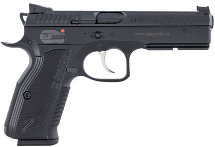 CZ-USA CZ 75 Shadow Tac II Pistol 91254, 9mm, 4.8", BlACK Grips, Black Nitride Finish, 17 Rds