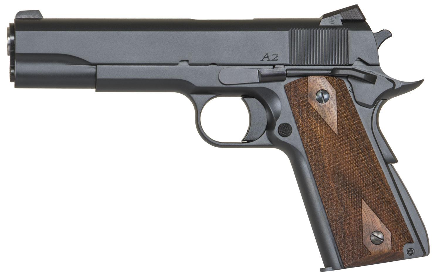 CZ-USA Dan Wesson 1911 A2 Pistol 01946, 45 ACP, 5", Walnut Grips, Blued Finish, 8 Rds